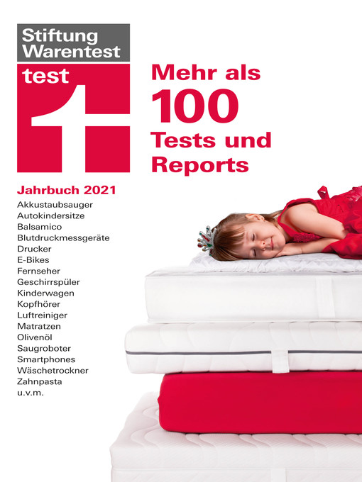 Title details for test Jahrbuch 2021 by Stiftung Warentest - Available